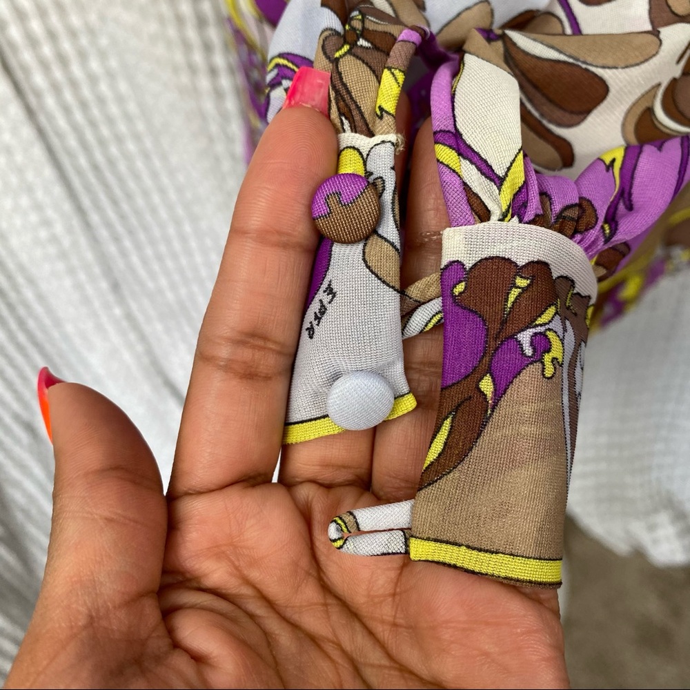 VTG 60’s Emilio Pucci Mod Psychedelic Set S - Picture 8 of 11